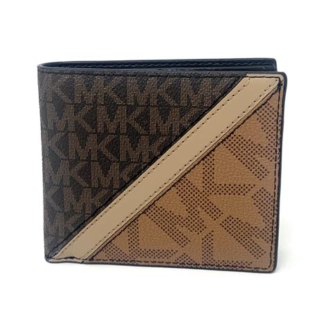 michael kors mens cooper logo stripe billfold wallet with passcase|Cooper Logo Billfold Wallet With Passcase .